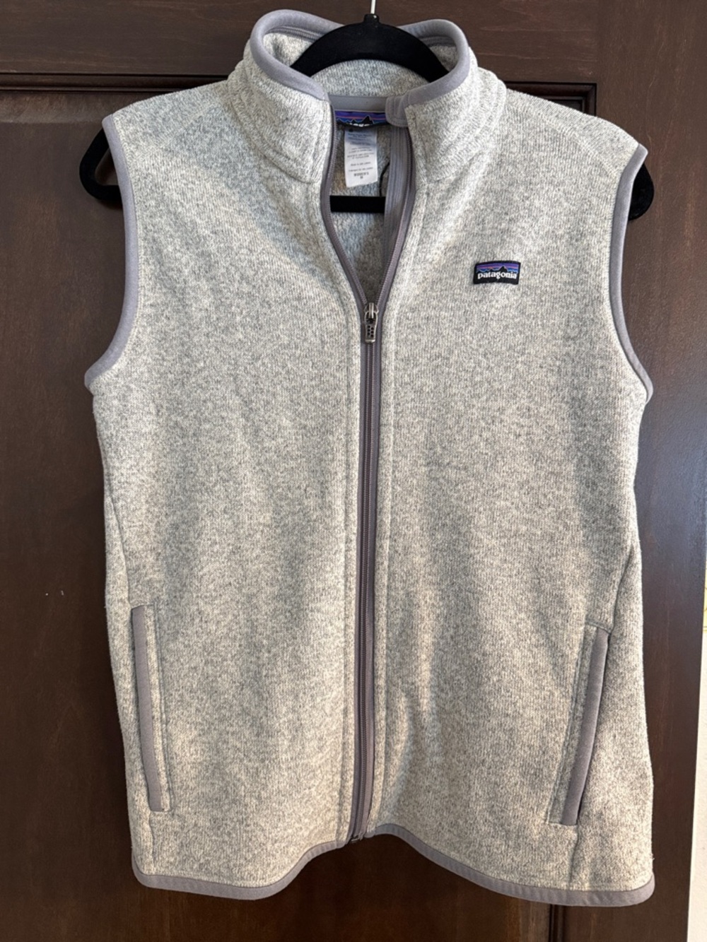 Patagonia Women's Gray Fleece Zip-Up vest